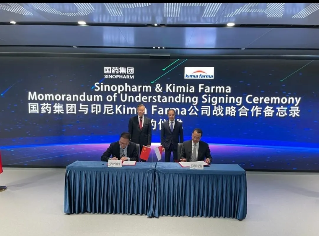Kimia Farma Teken MoU Dengan Sinopharm