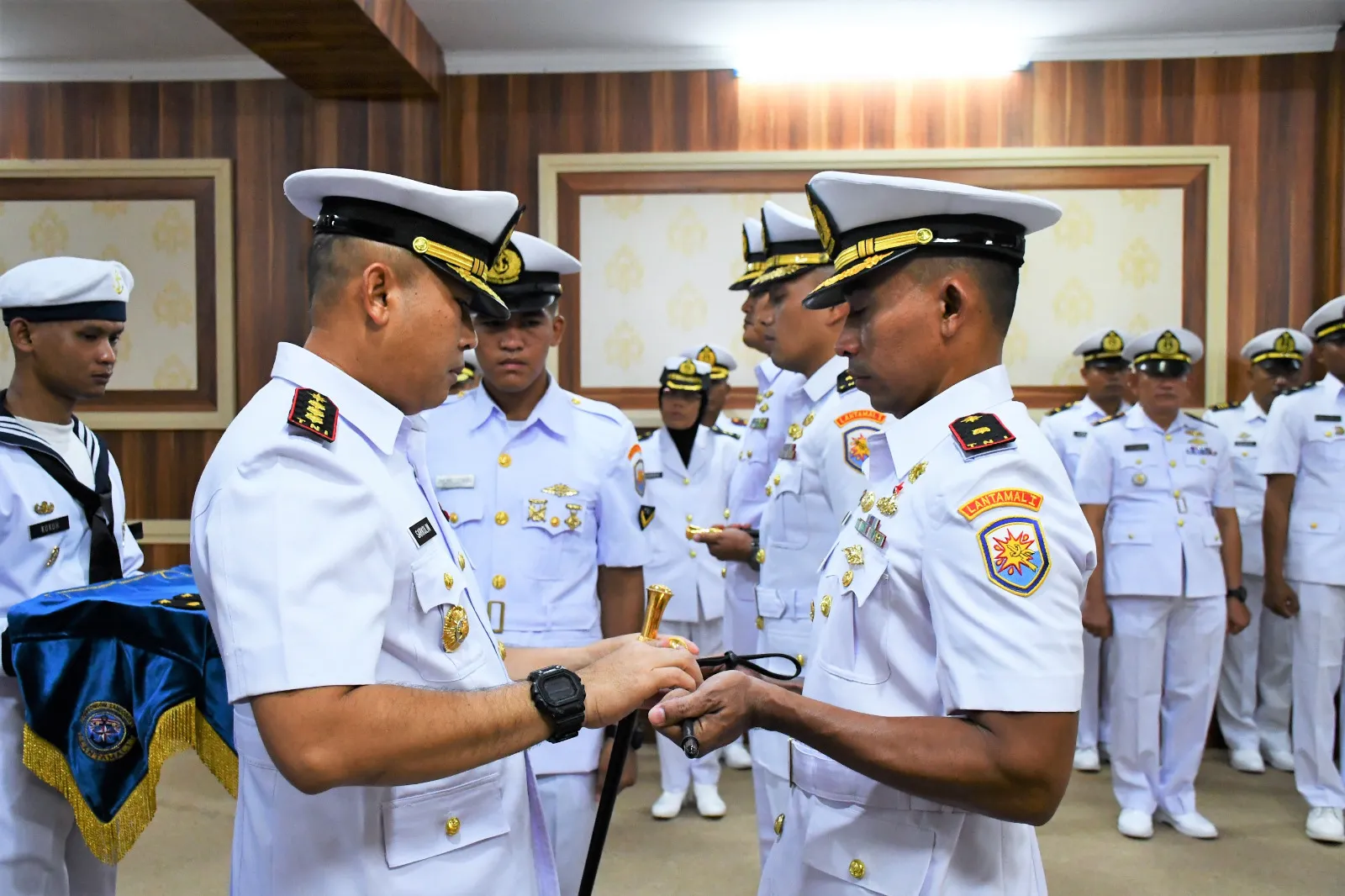 Dua Jabatan Komandan KRI Jajaran Satrol Lantamal I Diserahterimakan