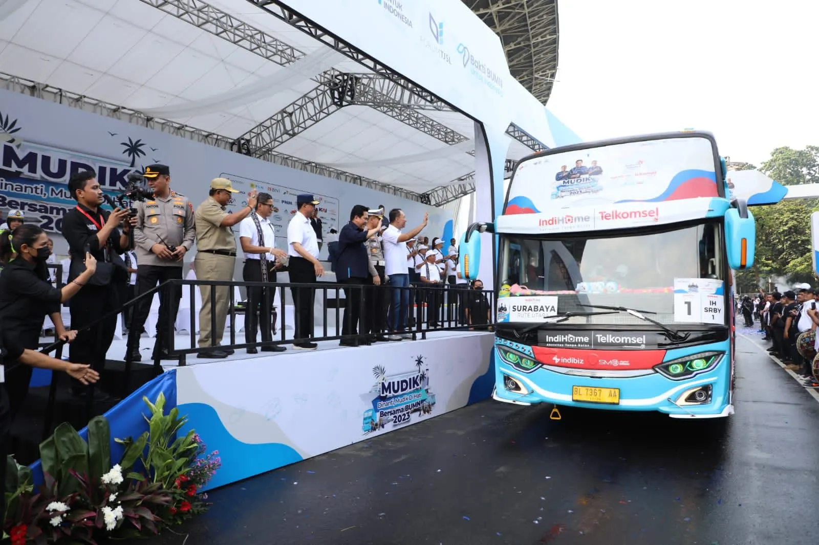 Telkom Fasilitasi 2.700 Pemudik Tujuan Pulau Jawa dan Sumatera