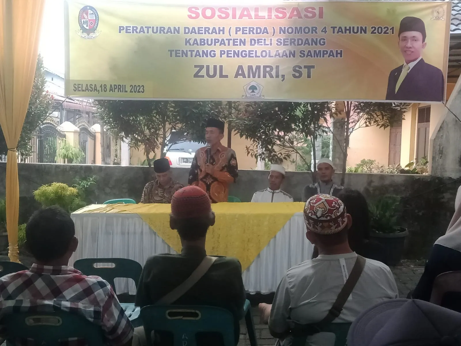 Zul Amri Sosialisasikan Perda No 4 Tahun 2021 Pengelolaan Sampah