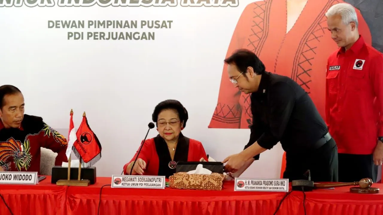Megawati Umumkan Ganjar Pranowo Capres PDIP