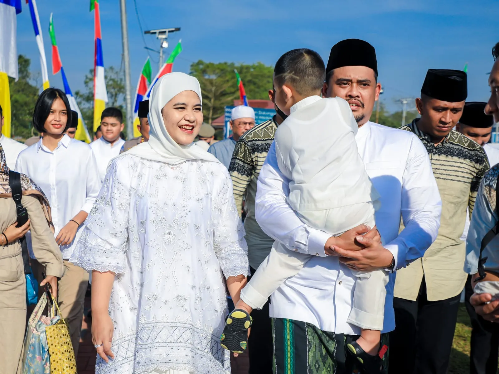 Ribuan Masyarakat Kota Medan Shalat Ied di Taman Cadika