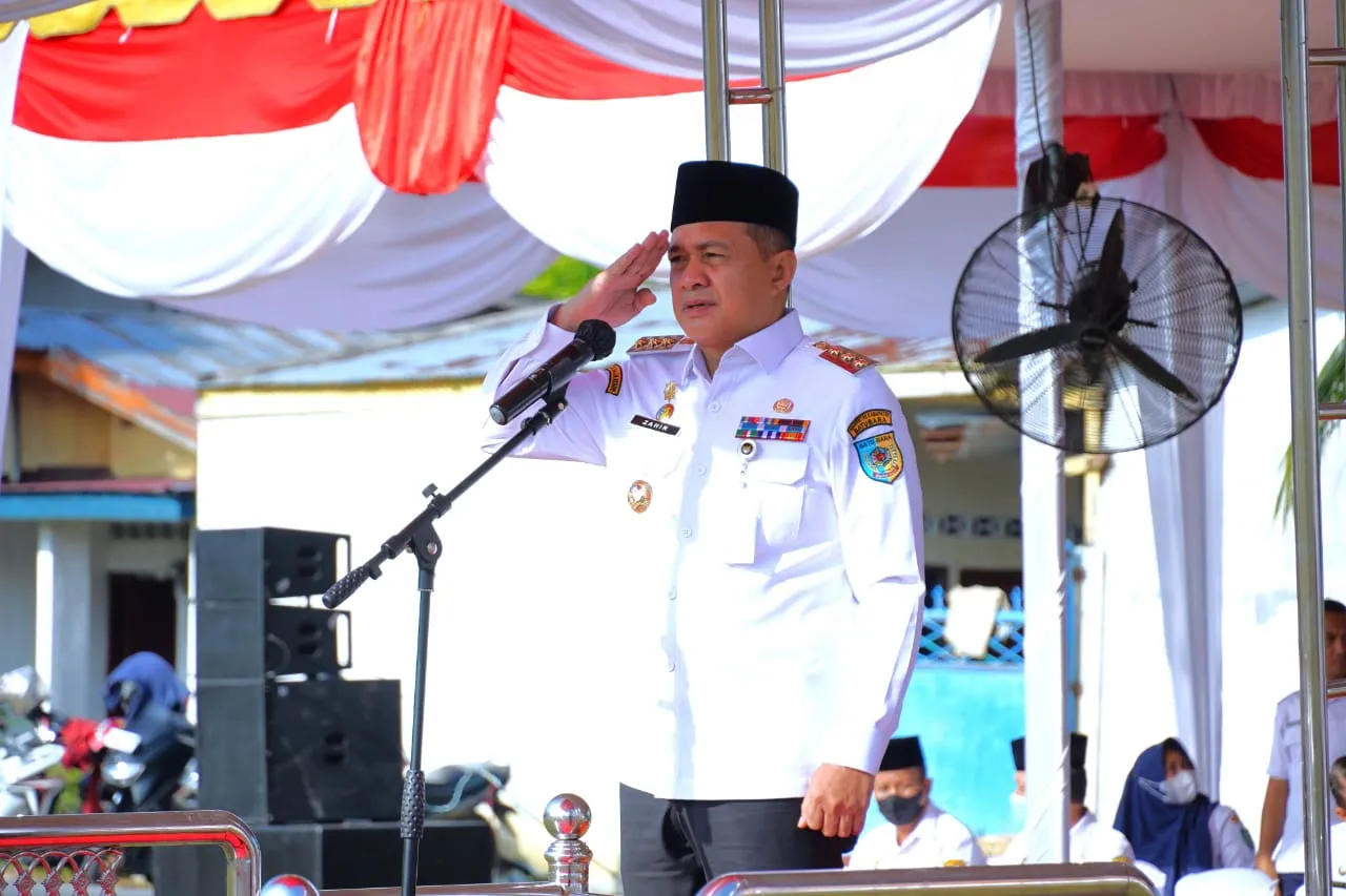 Bupati Batu Bara Pimpin Apel Usai Libur Lebaran
