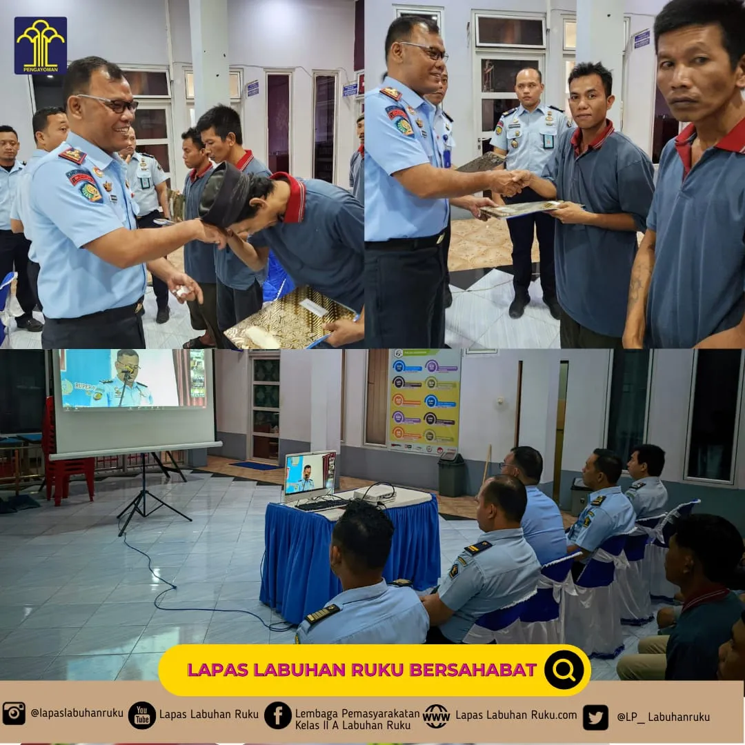 743 WBP Terima Remisi Hari Raya 1444 H