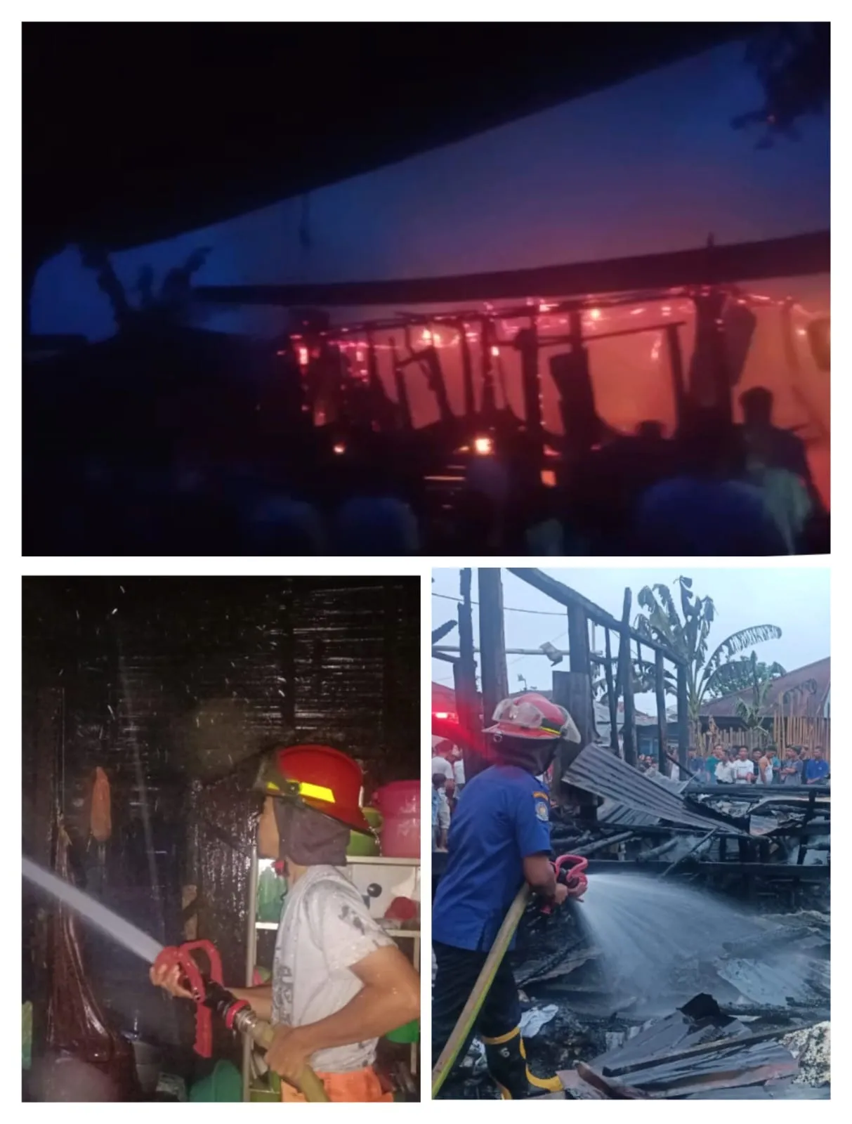3 Rumah Terbakar Di Mompangjae,  Bupati Minta Warga Waspadai Listrik