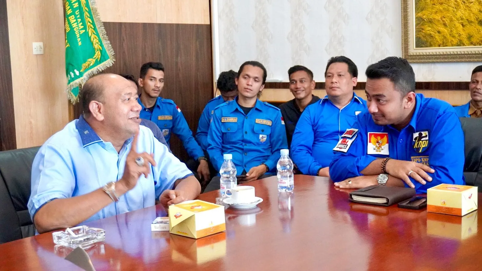 Plt Bupati Terima Audiensi KNPI Langkat 