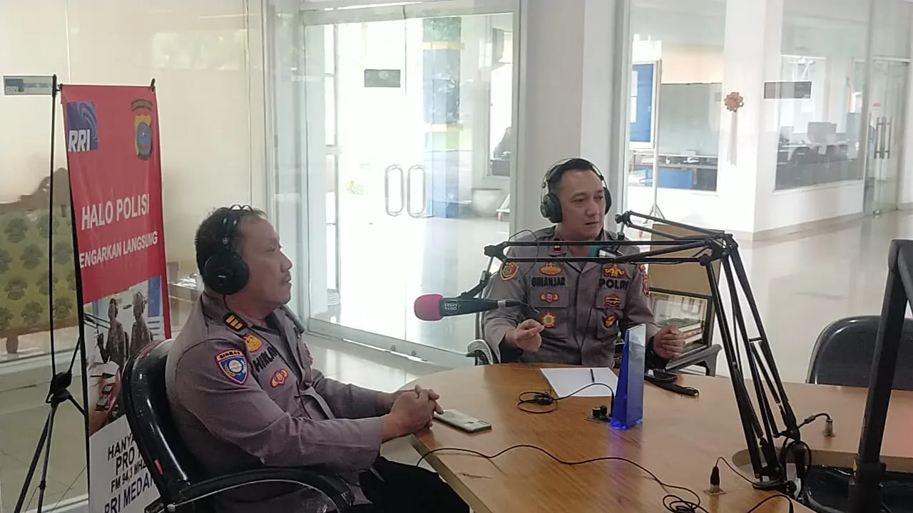 Dialog Interaktif di RRI, Kompol Ginanjar Sampaikan Program Japri