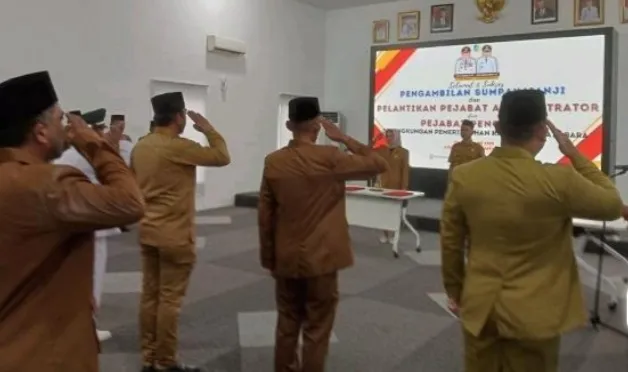 Norma Deli Lantik 19 Pejabat Pemkab Batu Bara
