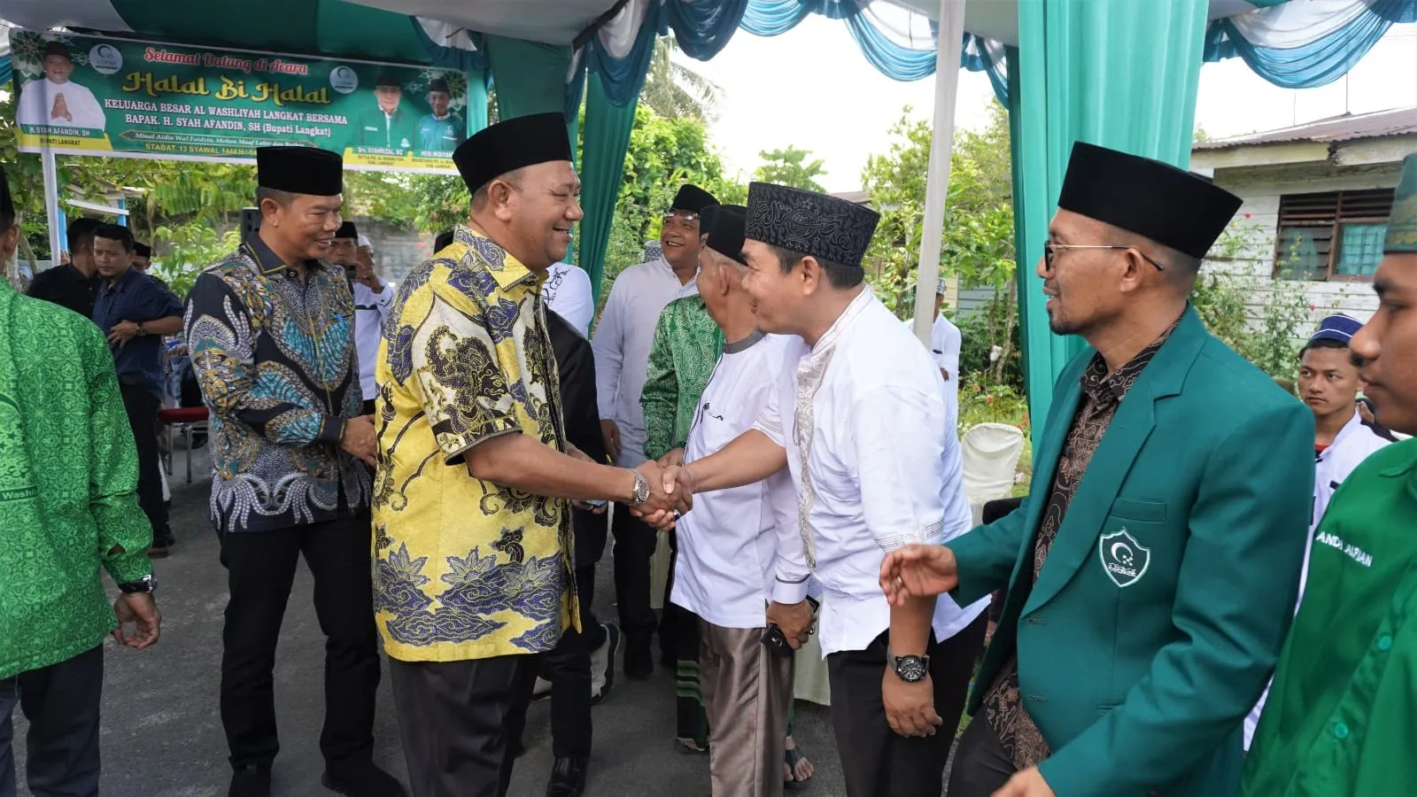 Syah Afandin Hadiri Halal Bi Halal Al Washliyah Langkat