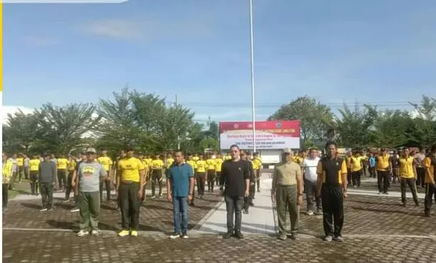 Pemkap Paluta, TNI-POLRI dan Kejaksaan Olahraga Bersama Jalin Silaturahmi