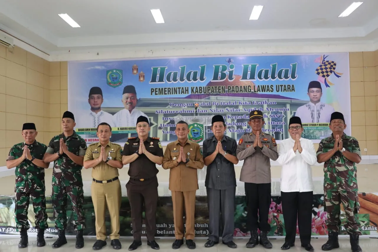 Pemkap Paluta Halal Bi Halal dan Sosialisasikan Hari kerja - Jam Kerja ASN