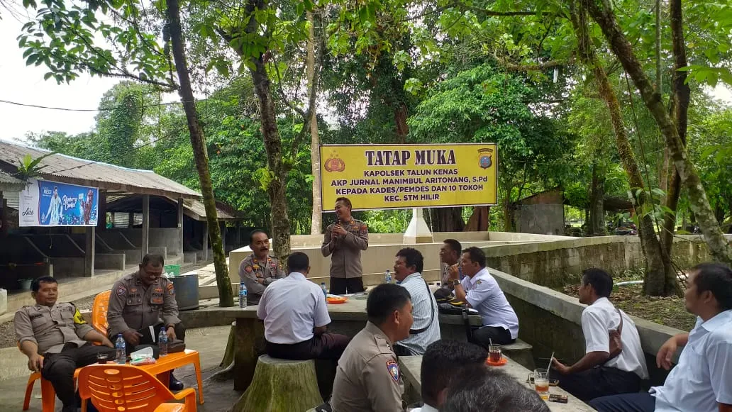Serap Aspirasi Masyarakat,  Polsek Telun Kenas Gelar Kegiatan Tatap Muka