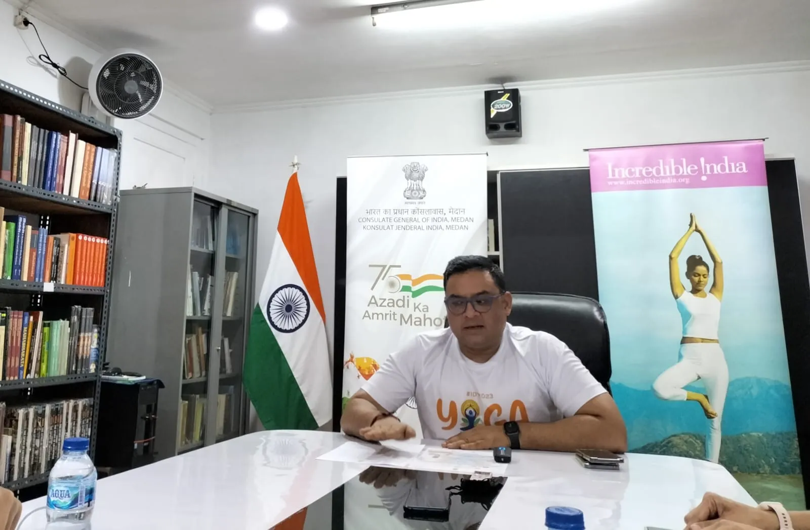 Konjen India Rayakan Hari Yoga Internasional 2023