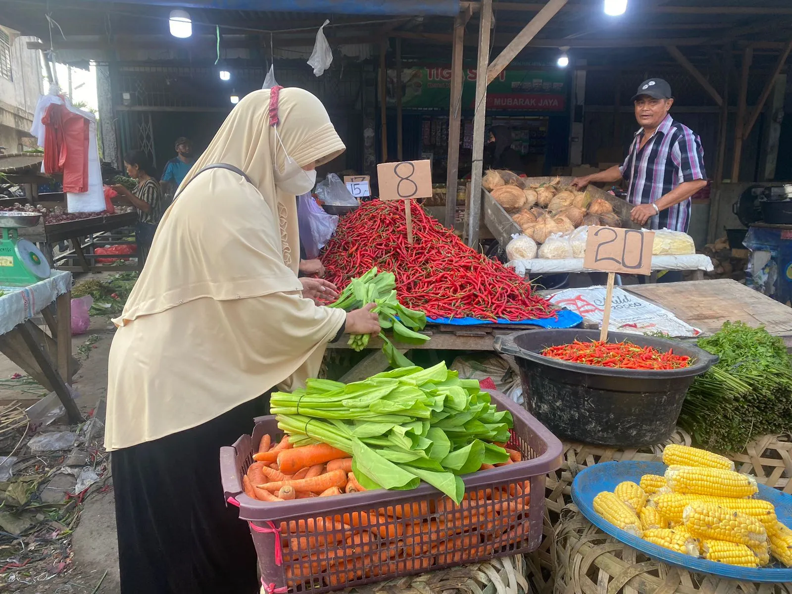 Nilai Tukar Petani Sumut Turun