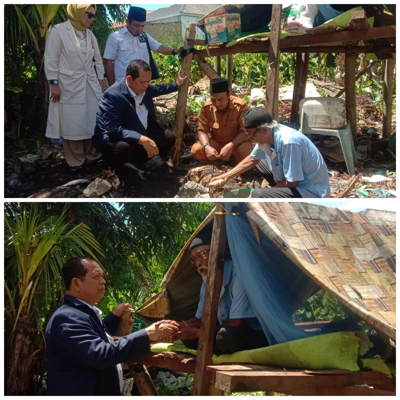 H.Ikhwan Lubis Bangun Rumah Darwis