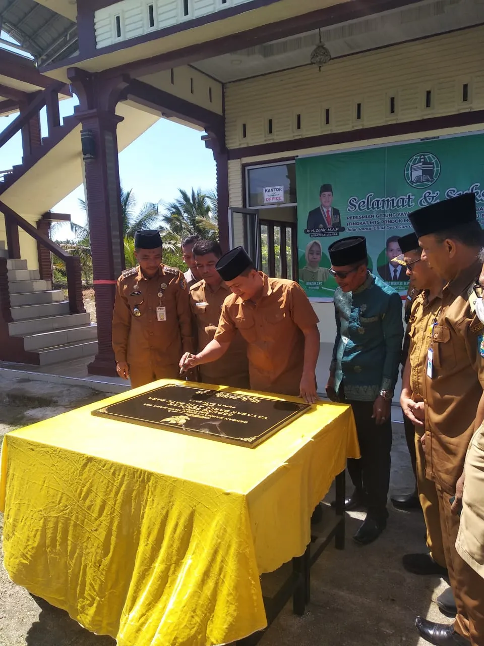 Bupati Batu Bara Resmikan Ponpes Darul Atiq Tingkat MTs