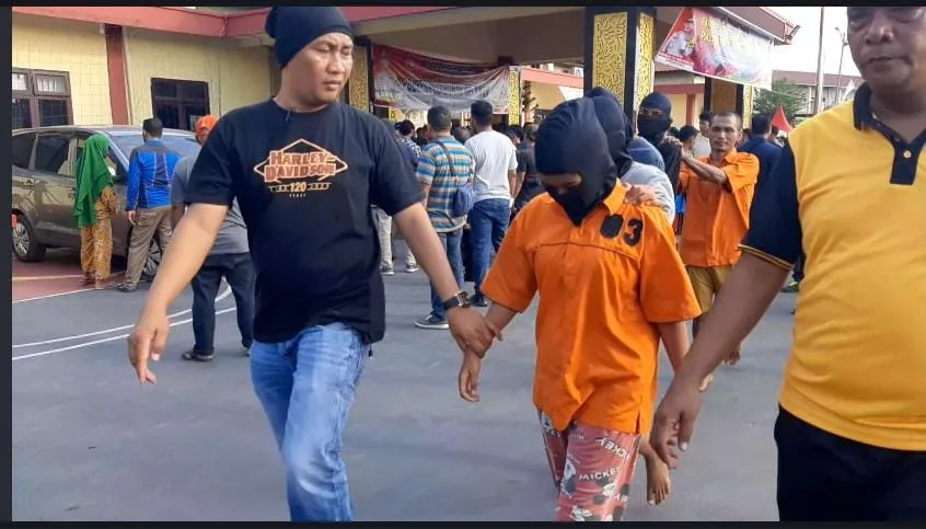 Polsek Belawan Ringkus Komplotan Begal Sadis, 1 Wanita
