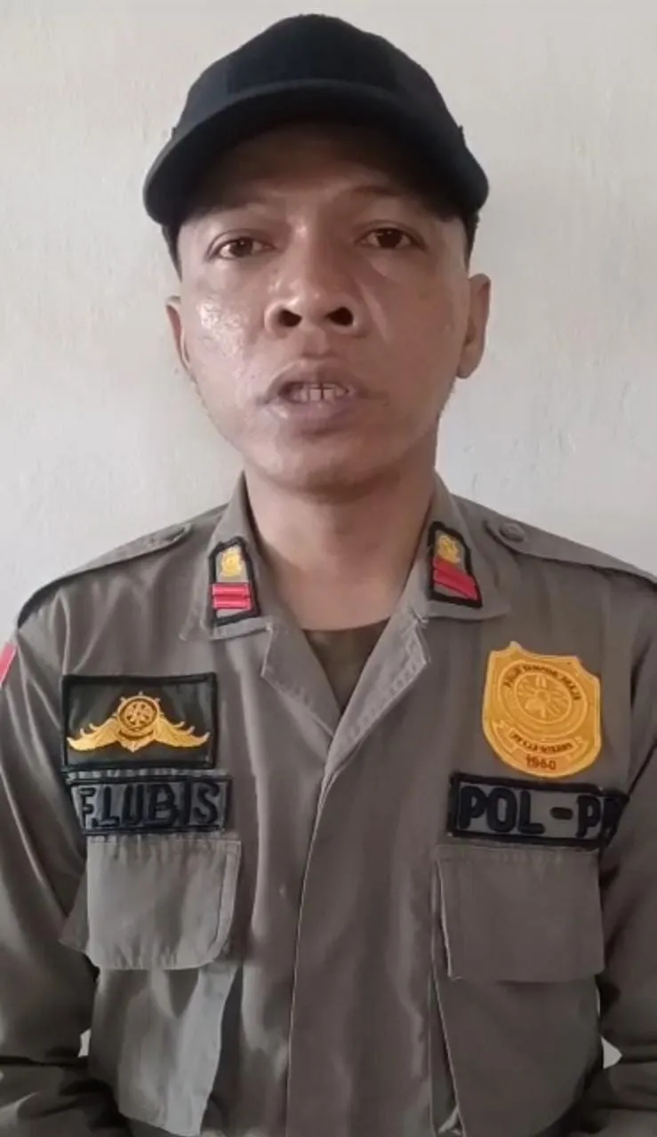 Fauzan Personel Satpol  PP Madina Minta Maaf