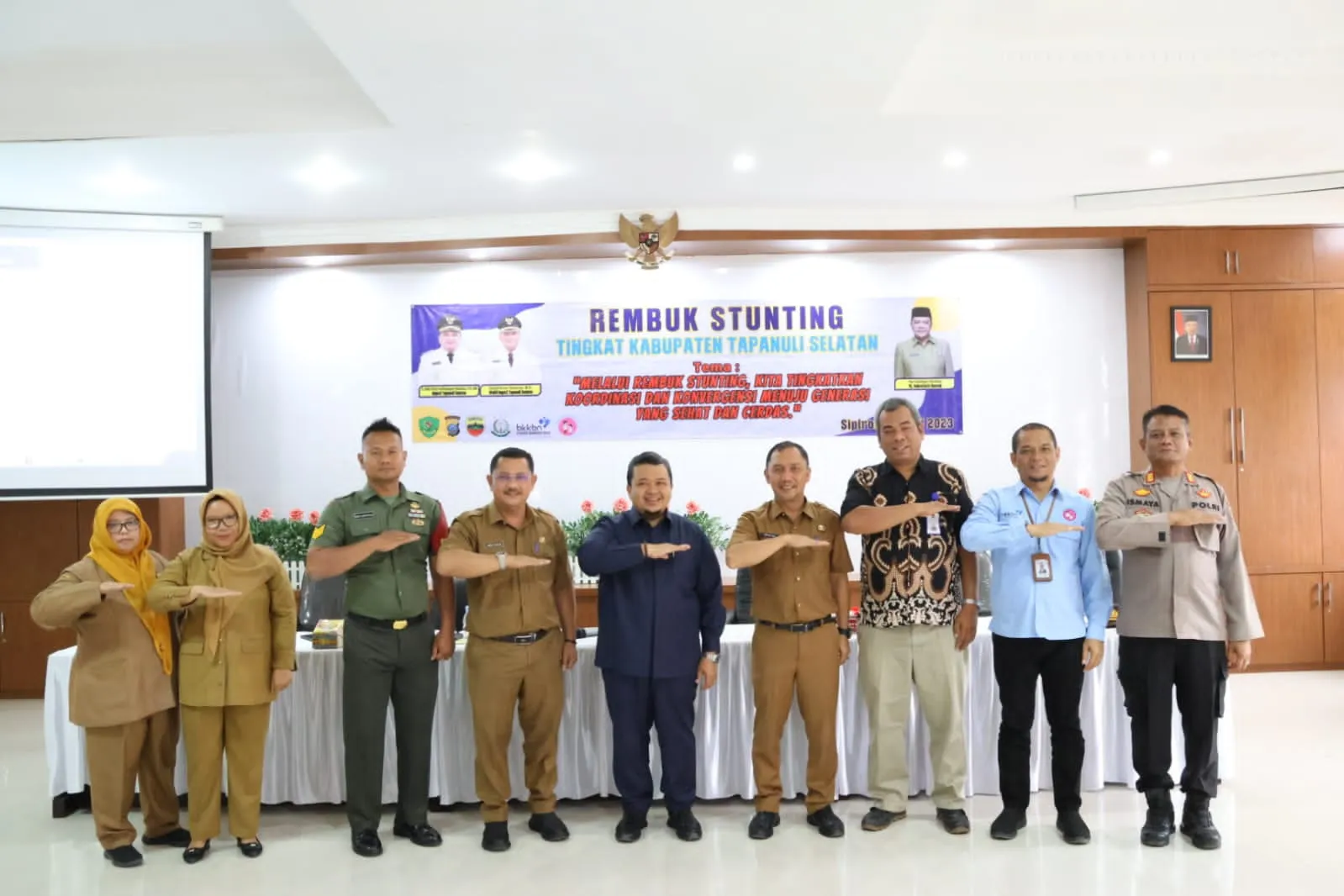 Bupati Tapsel Minta Data Stunting Harus Sinkron Dengan Data Lapangan