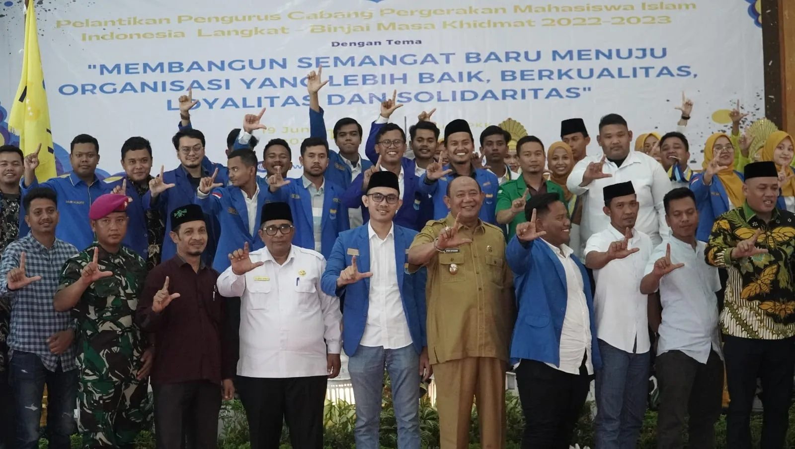 Usai Dilantik, PMII Langkat-Binjai Do'akan Syah Afandin Kembali Pimpin Langkat 