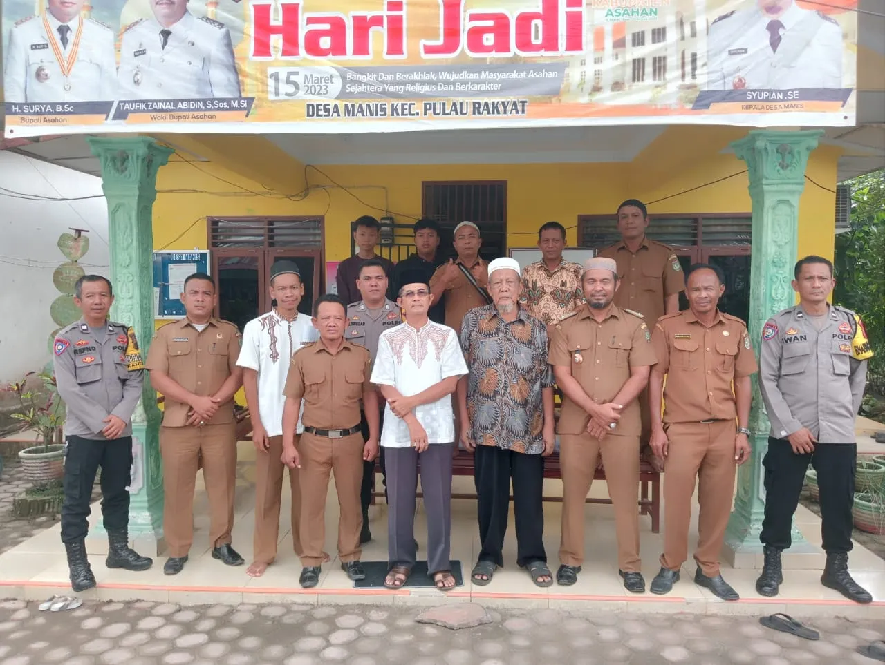 Pemdes Dan Masyarakat Desa Manis Deklarasi Anti Narkoba Dan Judi