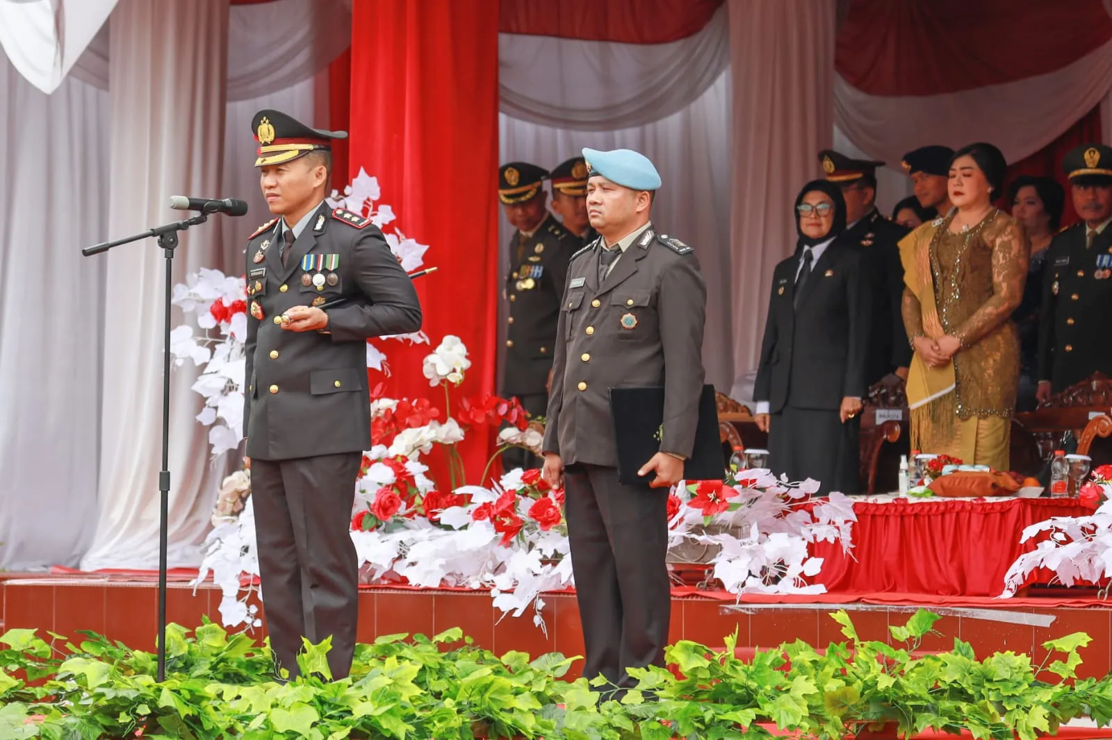 Wali Kota Siantar Hadiri peringatan HUT ke -77 Bhayangkara
