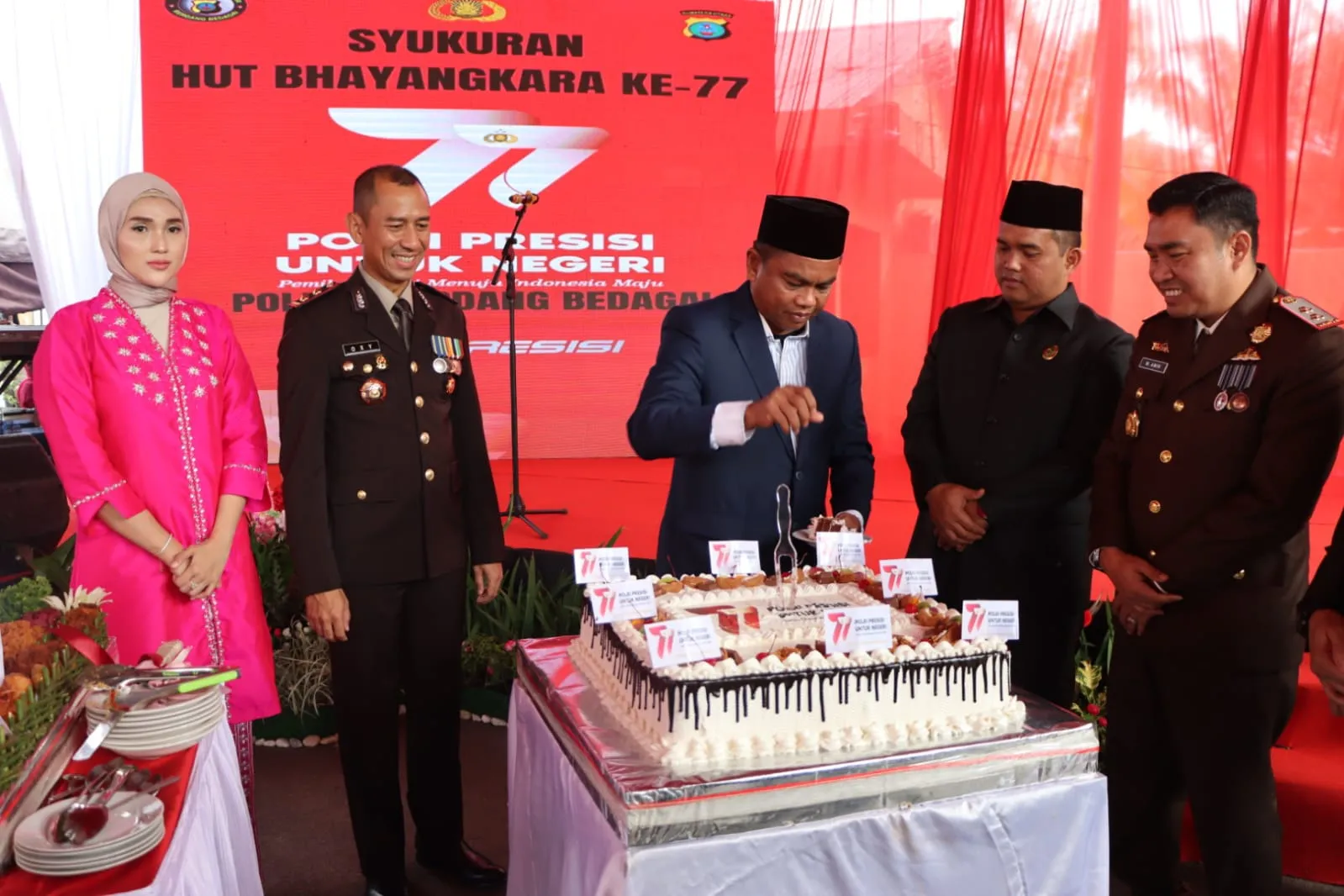 Gebyar HUT Bhayangkara ke-77 Polres Serdang Bedagai Meriah