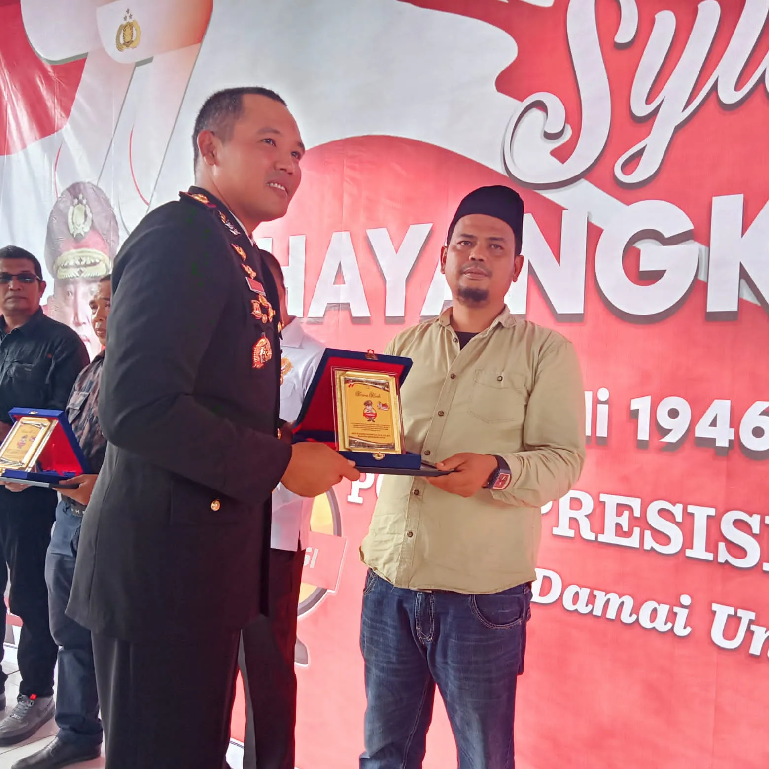 HUT ke-77 Bhayangkara, Presiden IPM Terima Penghargaan Dari Polres Madina