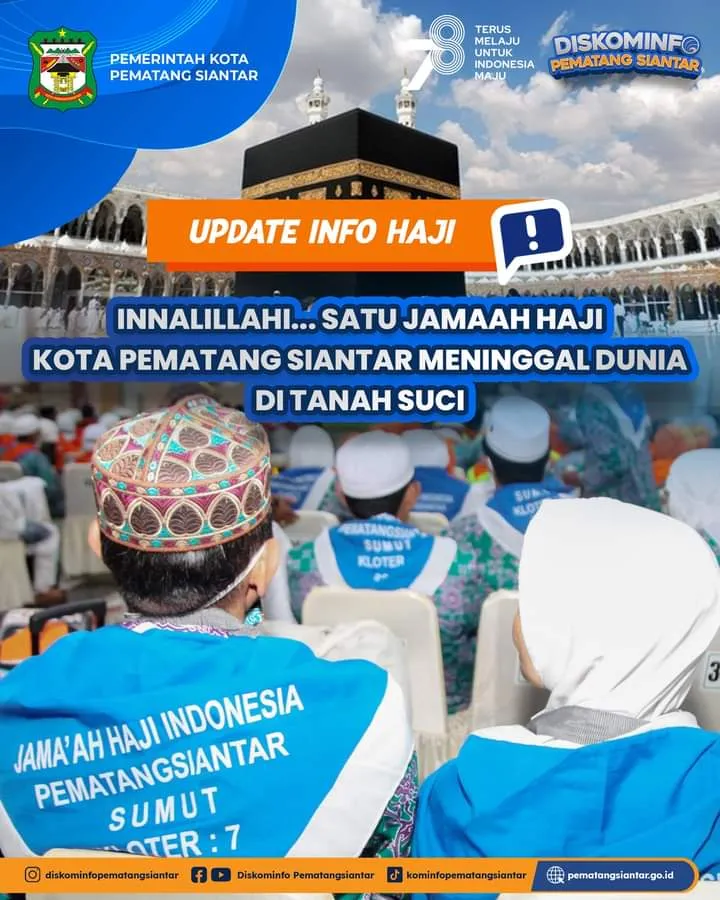 Jamaah Haji Asal Kota Siantar Meninggal Dunia  Di Arab Saudi