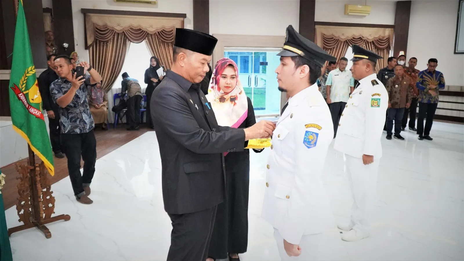 Tiga Pejabat Eselon III Pemkab Langkat Dilantik