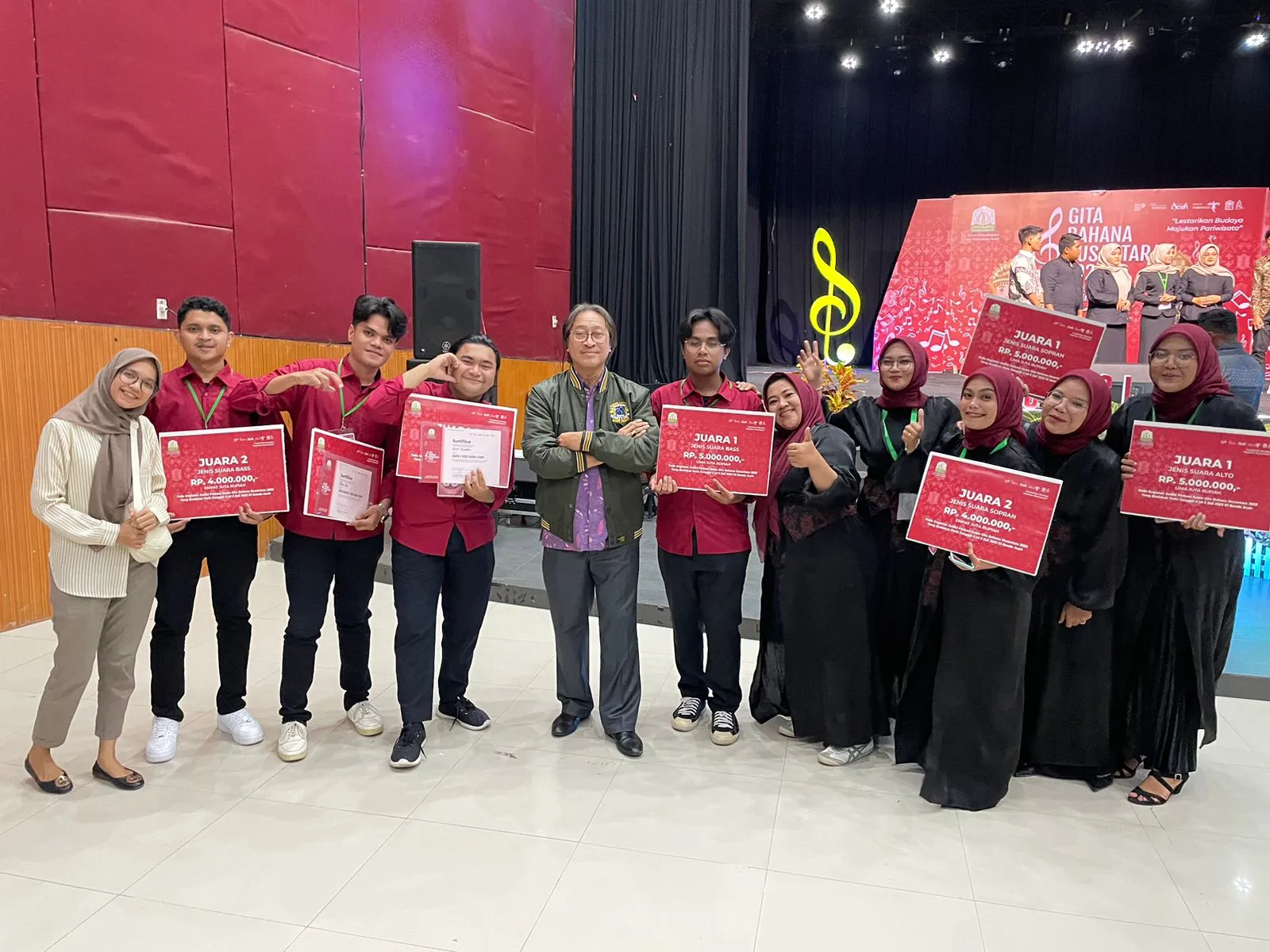 Aceh Tamiang Juara Umum Ajang Seleksi Gita Bahana Nusantara