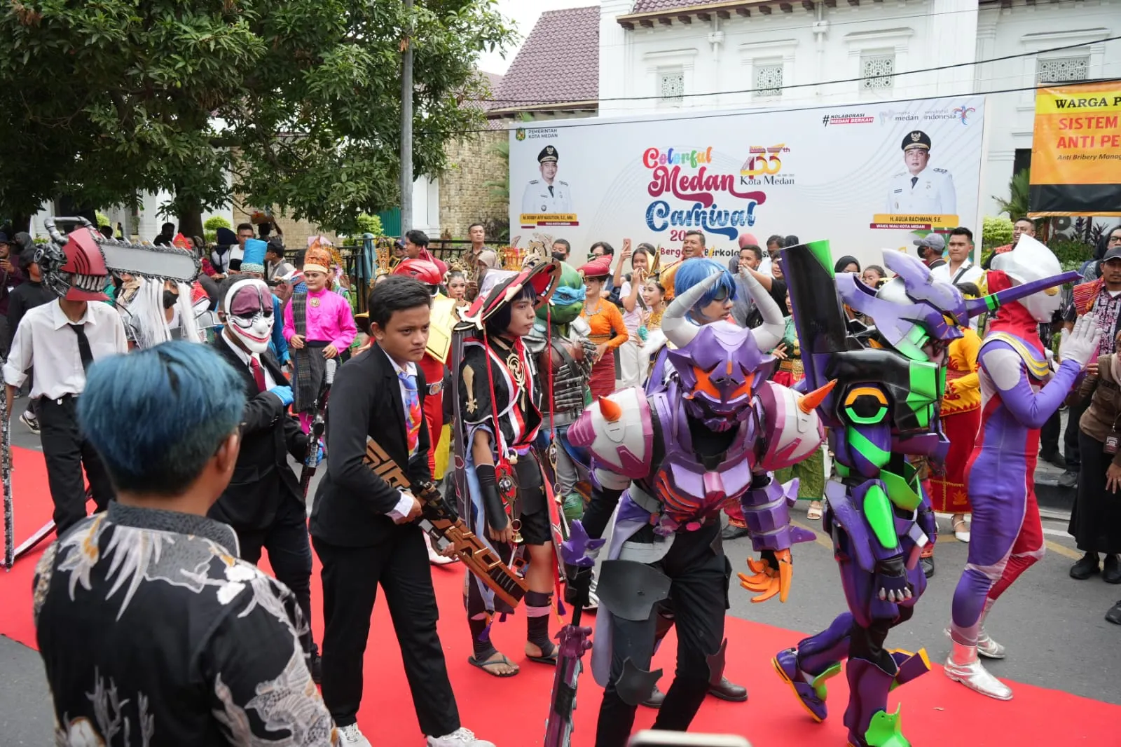 Kepala Daerah Kab/Kota Apresiasi Digelarnya Pawai Colorful Medan Carnival 2023
