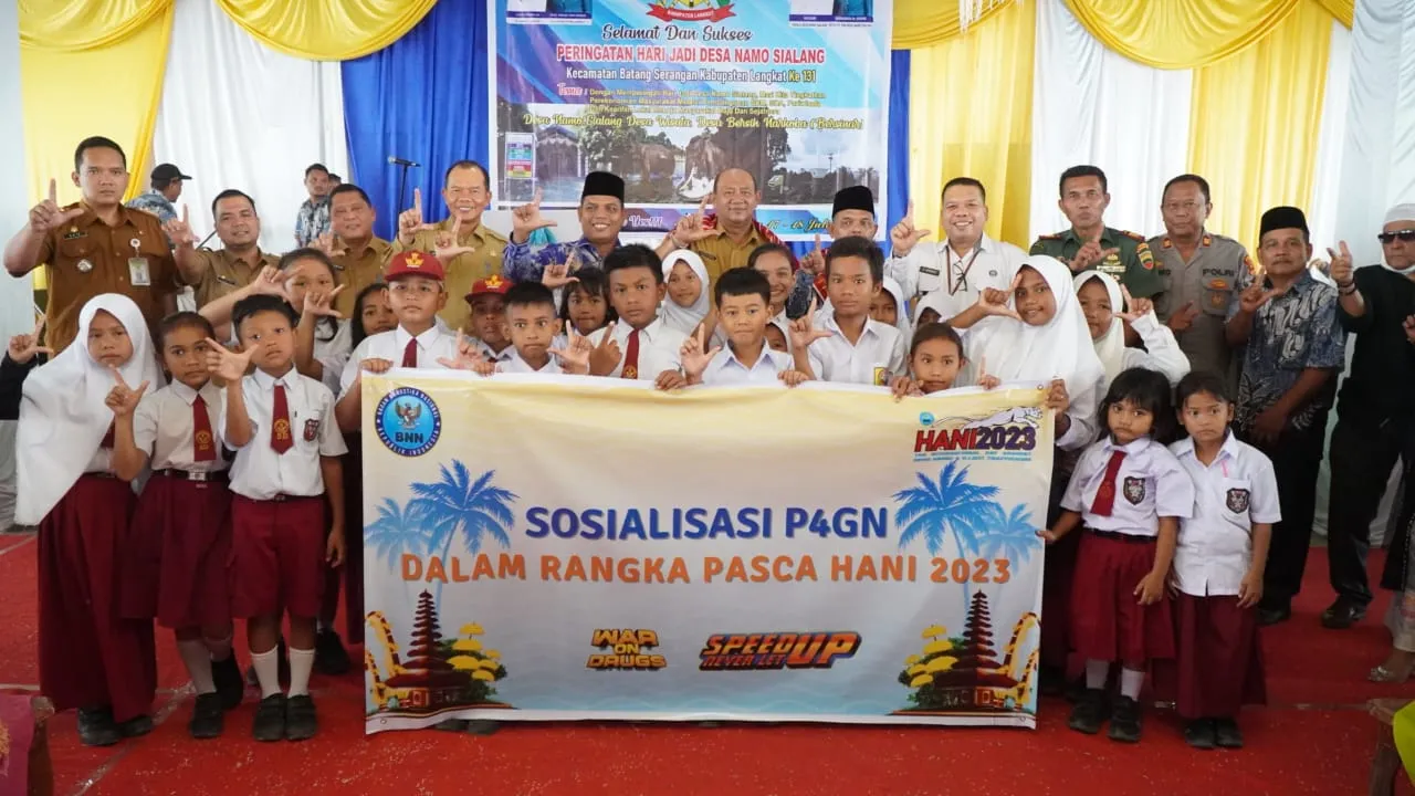 HUT Ke-131 Desa Namo Sialang, Kades & Warga se-Batang Serangan berharap Syah Afandin Kembali Pimpin Langkat 2024-2029