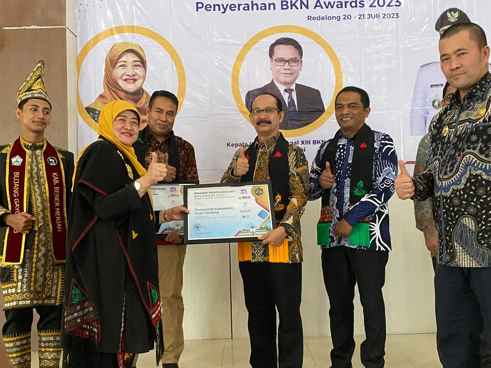 Pemkab Aceh Tamiang Terima BKN Awards