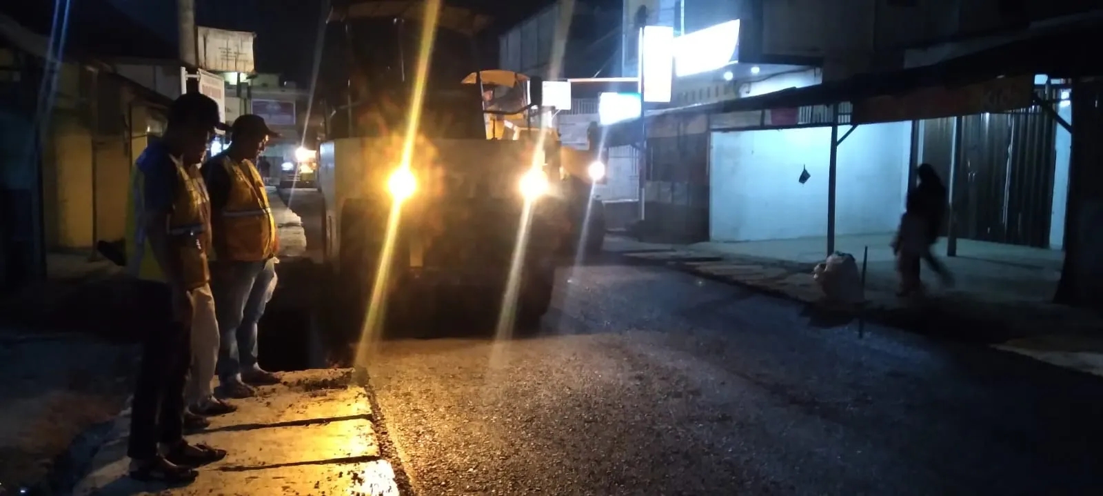 PUPR Berjibaku Tengah Malam Mengubah Wajah Panyabungan