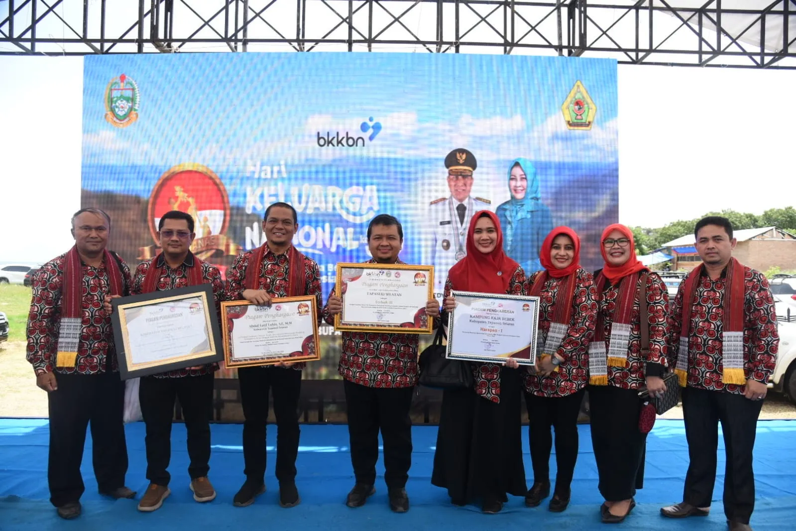 Pemkab Tapsel Raih 4 Penghargaan Harganas Ke-30 Prov Sumut
