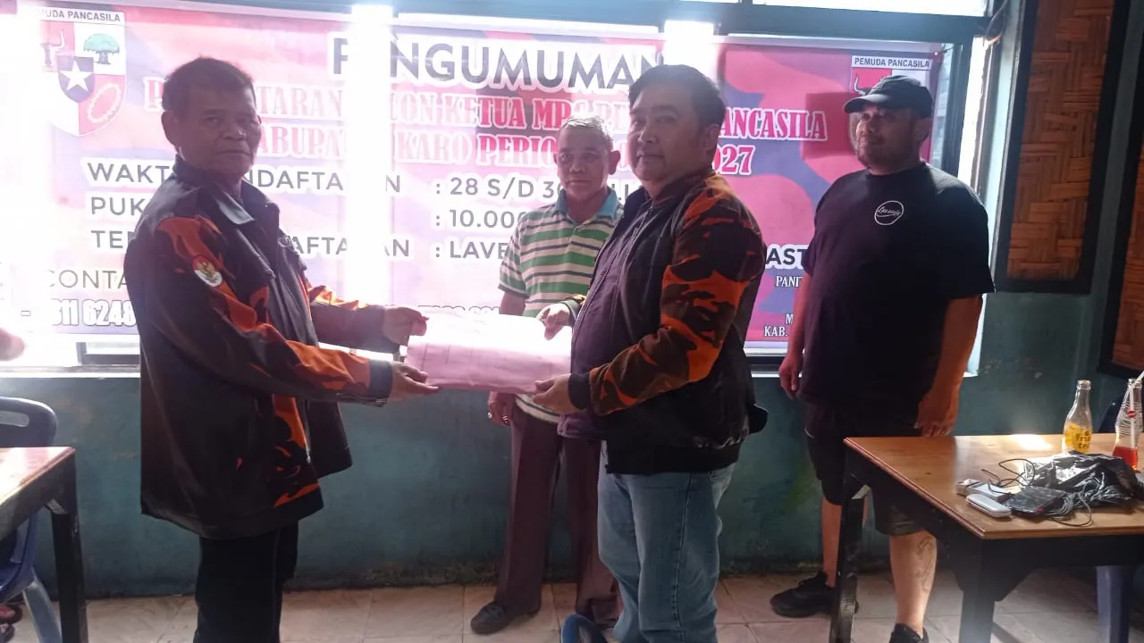 Muscab Pemuda Pancasila Kab Karo Siap Digelar, Darma Ginting Calon Tunggal
