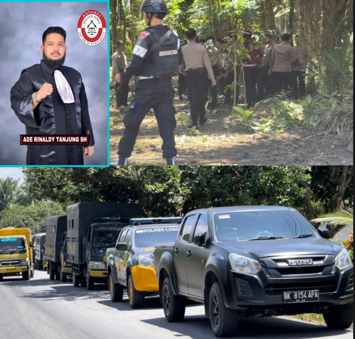 Personil Polres Langkat Disandera Saat Lakukan Penangkapan Pelaku Pembunuhan Di Kuala