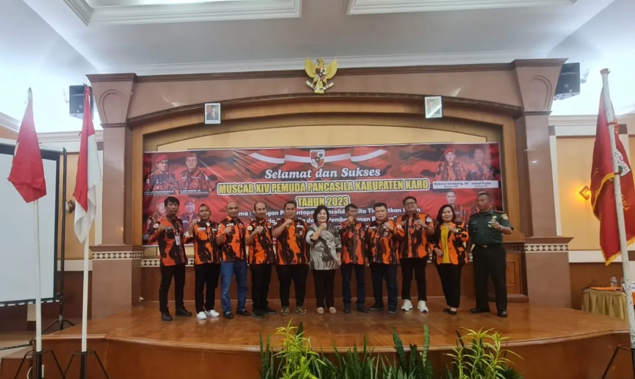 Dharma Ginting Kembali Pimpin MPC Pemuda Pancasila Kab Karo