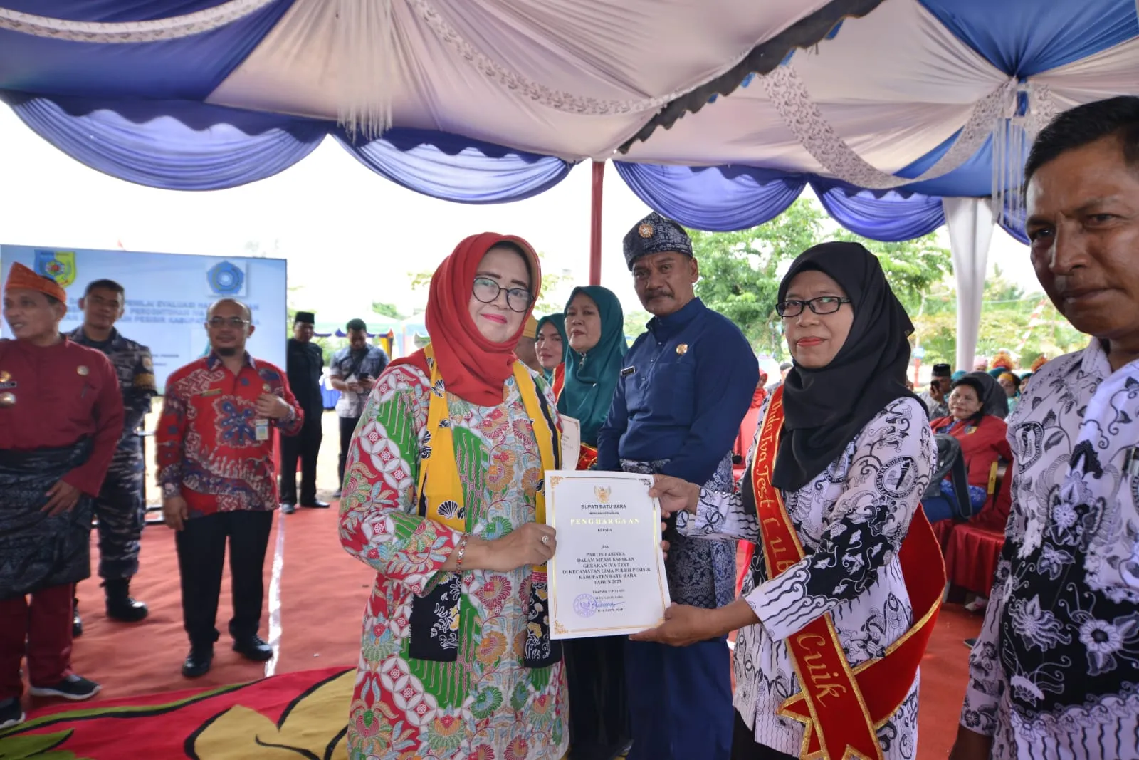 Tim Evaluasi TP PKK Provsu ke Batubara