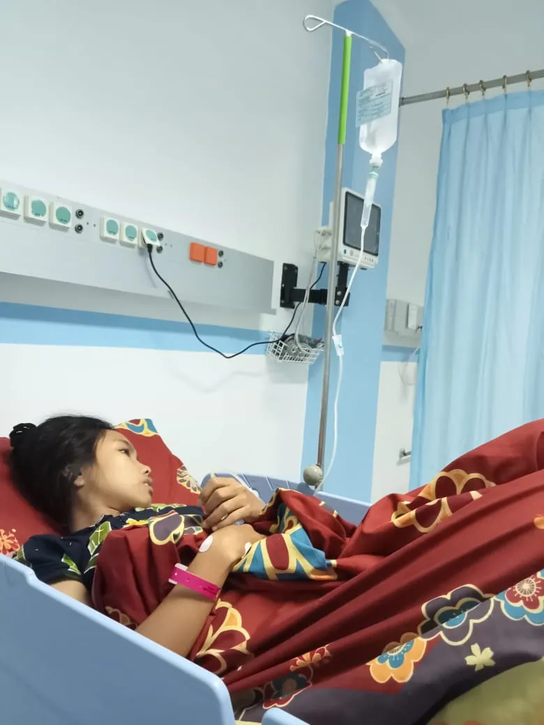 Warga Pidolidolok Penderita Tumor Ganas Butuh Bantuan