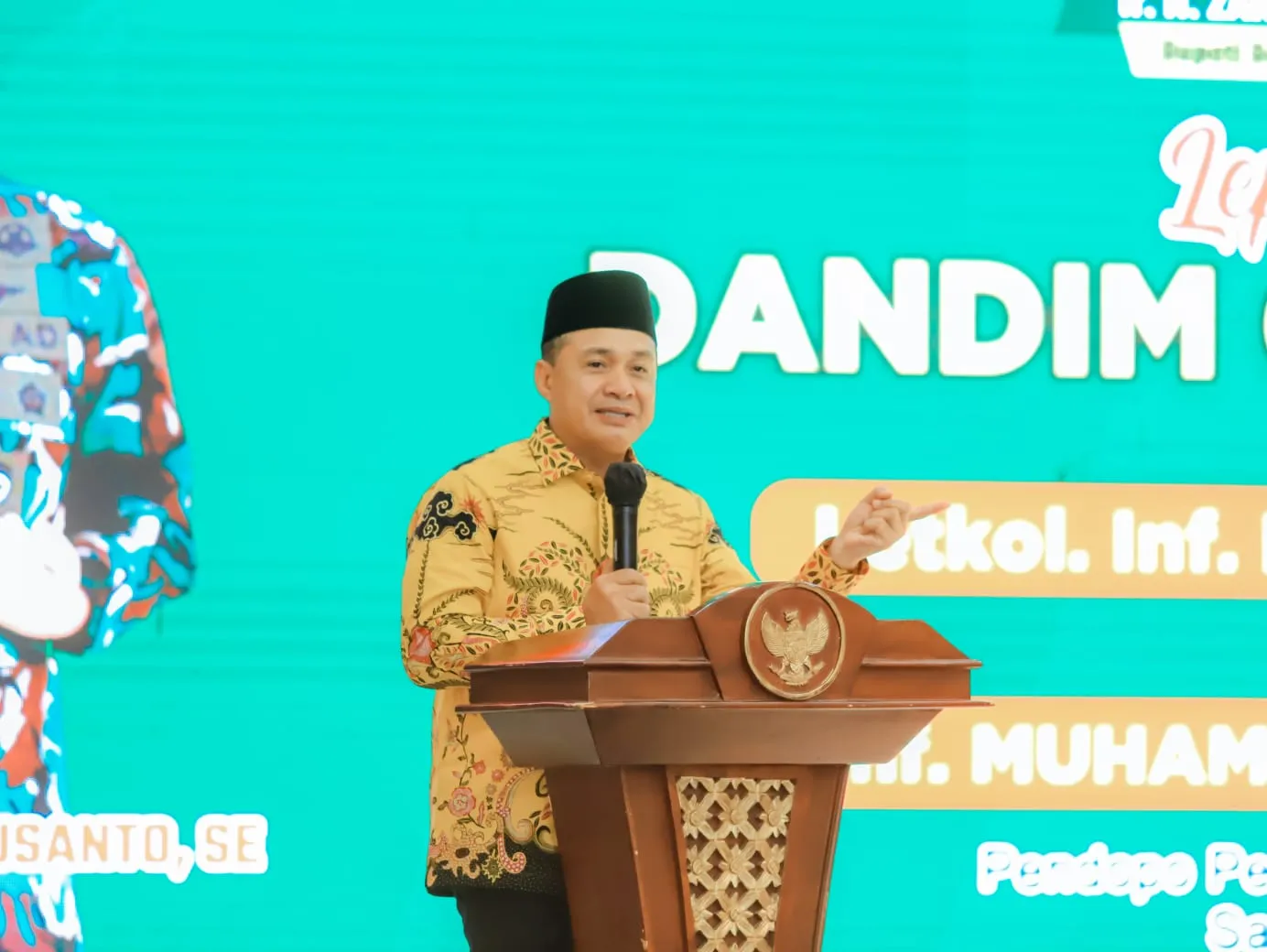 Bupati Zahir Hadiri Pisah Sambut Dandim 0208/Asahan