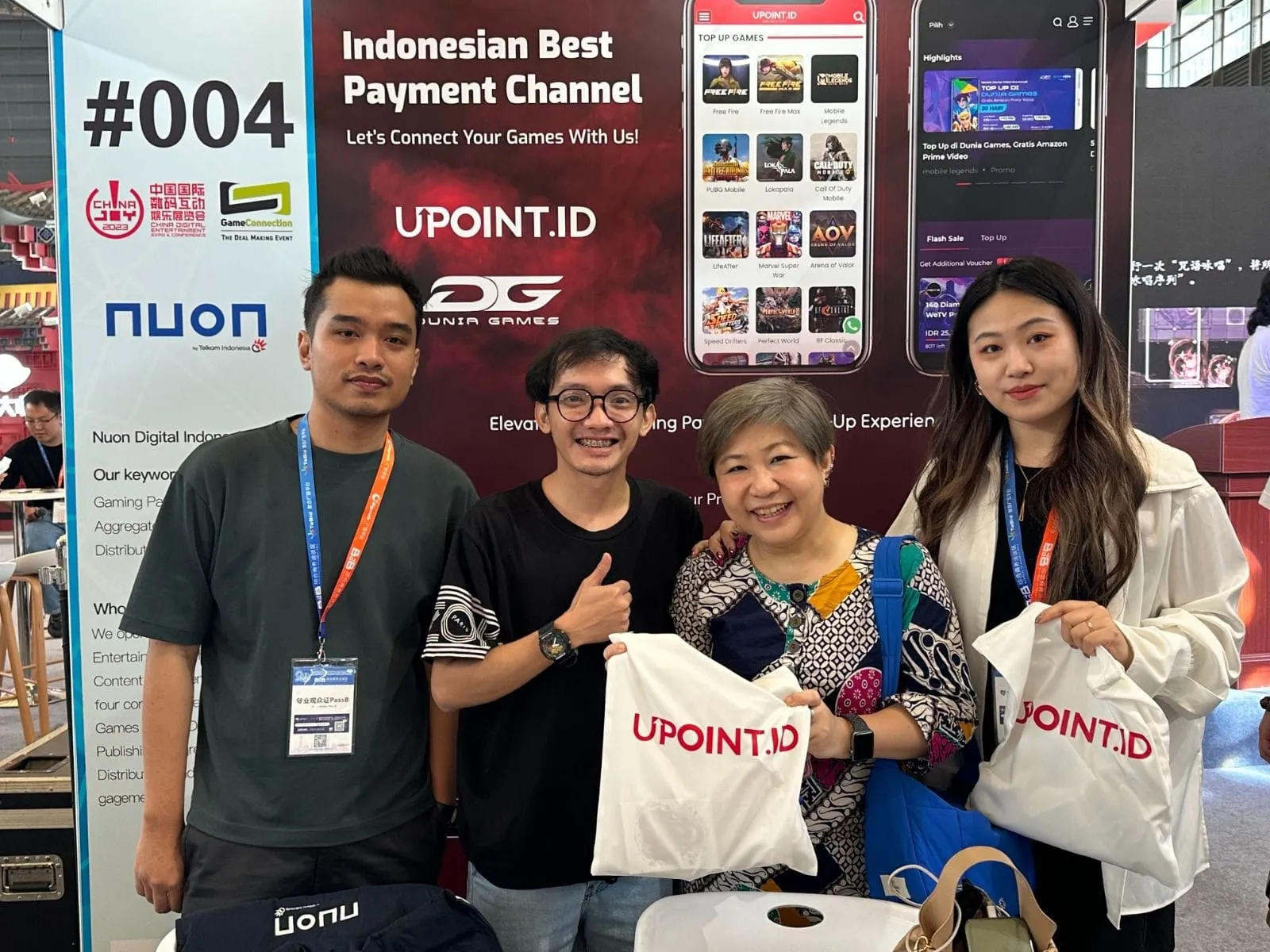 Telkom Perkenalkan Gim Digital UPOINT.ID dan Dunia Games di ChinaJoy 2023