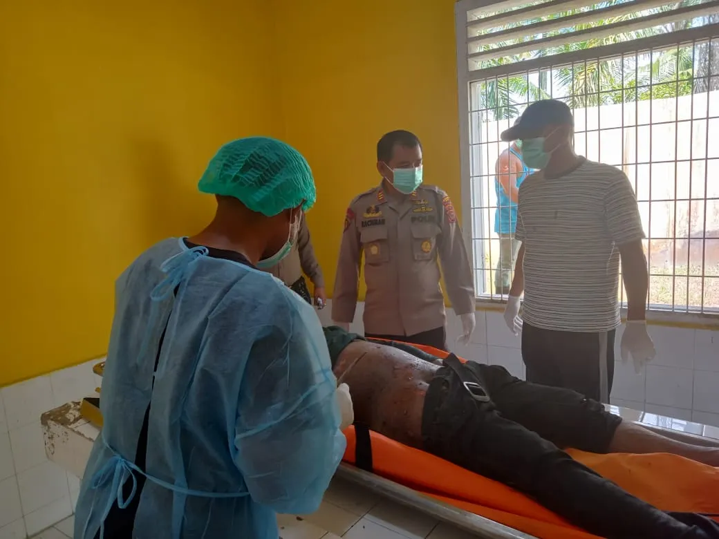 Mayat Pria Ditemukan Di Sungai Batangserangan