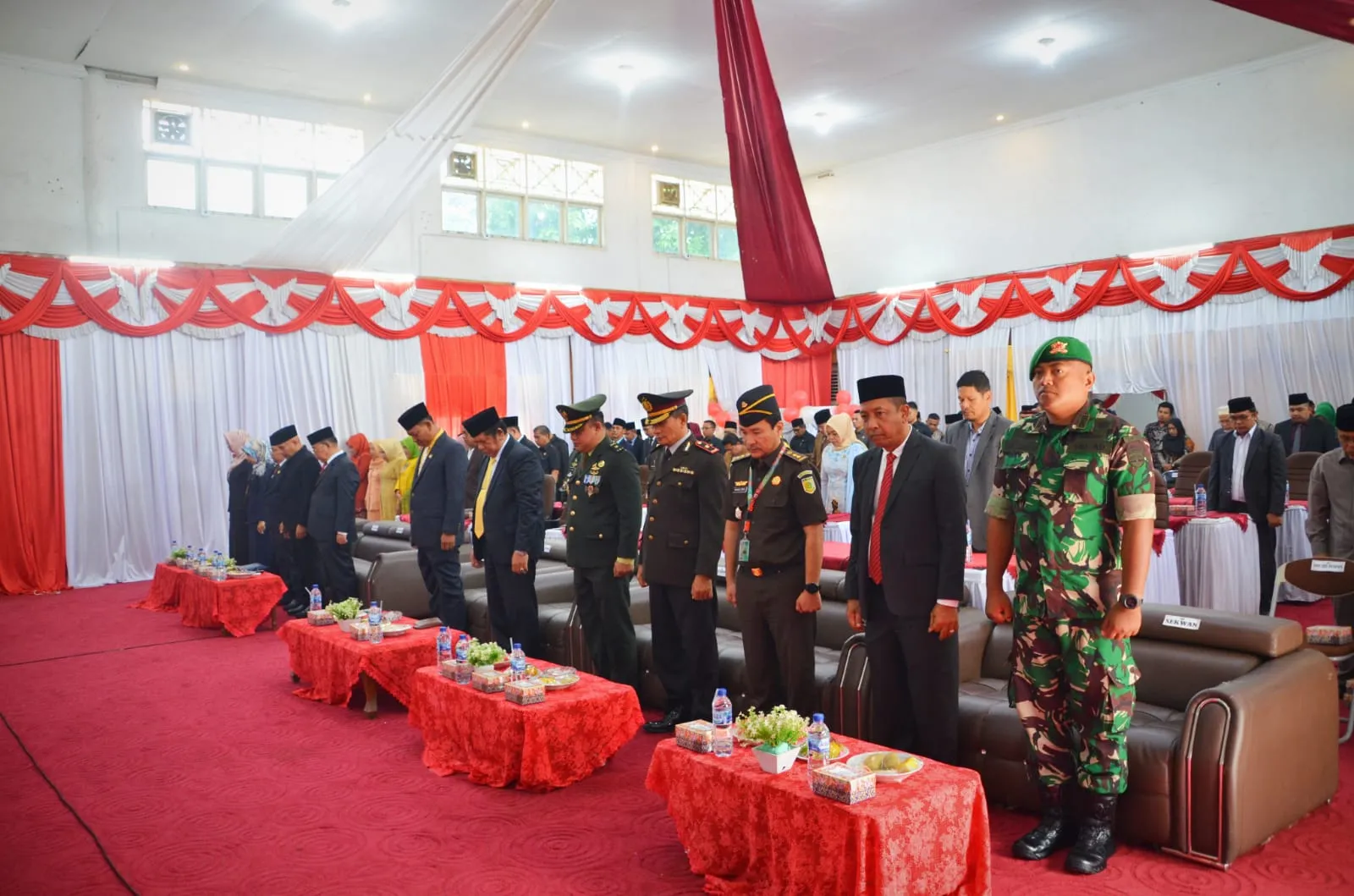 Walikota Padangsidimpuan Dengan Forkopimda Dengarkan Pidato Kenegaraan Presiden RI