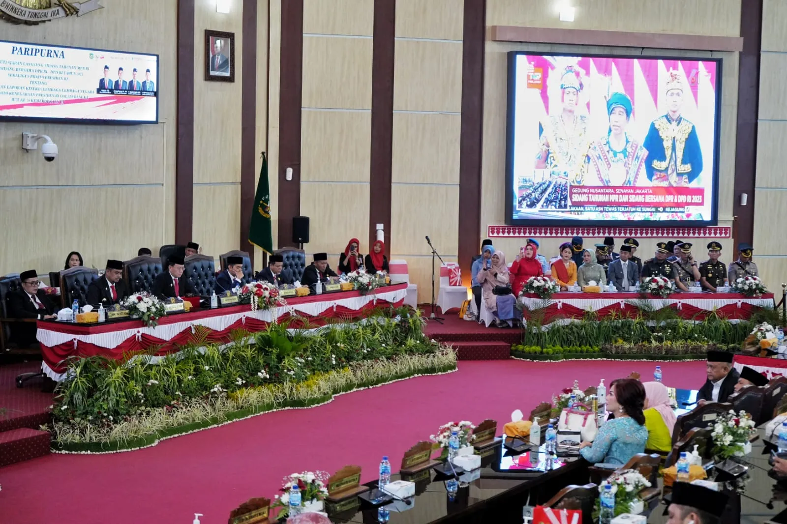 Wali Kota Medan Dengarkan Pidato Kenegaraan Presiden Joko Widodo