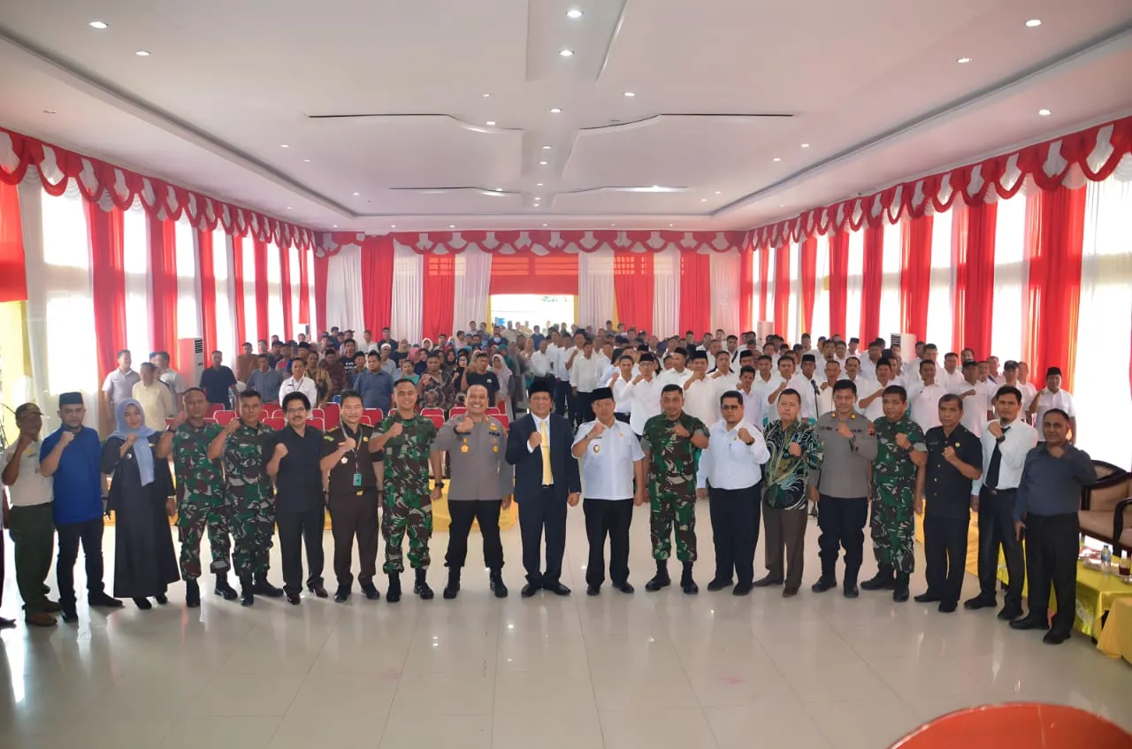 Ratusan Calon Kades di Padangsidimpuan Deklarasikan Pilkades Damai