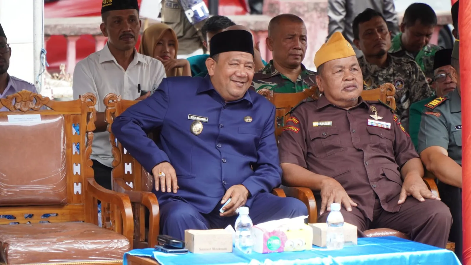 Hadiri Silaturahmi Veteran Pejuang 45, Syah Afandin Bagikan Sembako