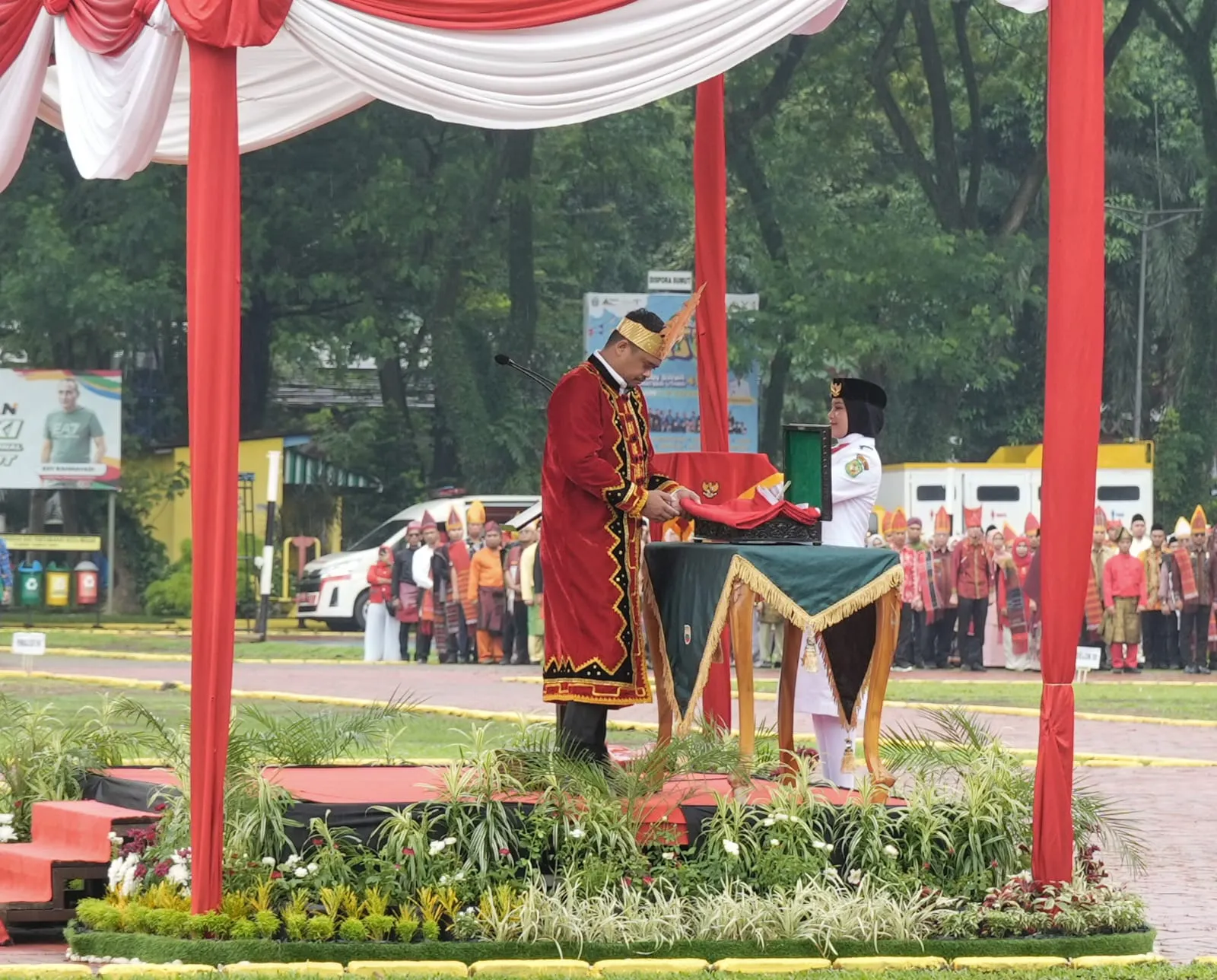 Bobby Nasution Pimpin Upacara Peringatan HUT ke 78 RI