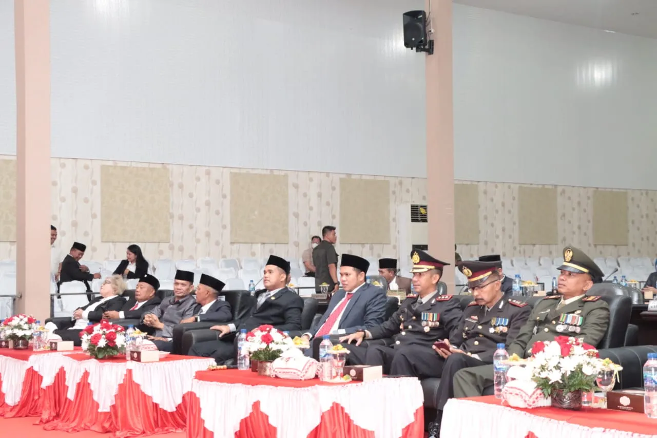 Wabup Sergai Bersama Forkopimda Saksikan Pidato Presiden RI Secara Virtual